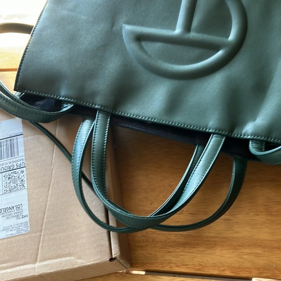 Telfar Medium Green Shopping Bag - Picture 9 of 11